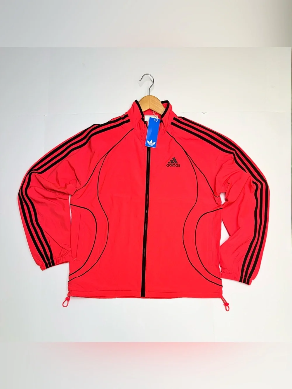 Adidas Teamgeist TT  Track Jacket Mens Size Small Lucid Red  Top  JW5867 NWT